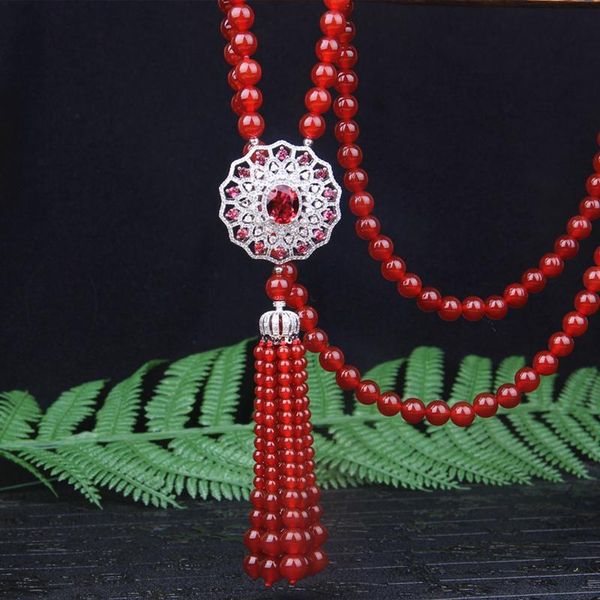 chains luxury natural red agate tassel necklace 18k gold plated handmade flower crystal sweater for women brand jewelry, Silver
chains luxury natural red agate tassel necklace 18k gold plated handmade flower crystal sweater for women brand jewelry, Silver