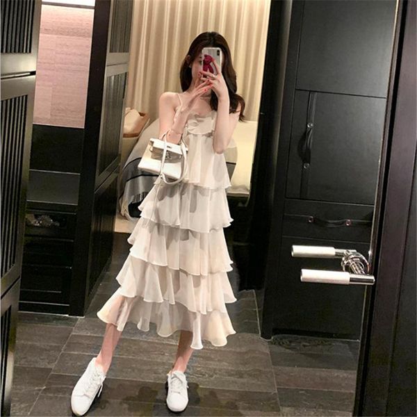 casual dresses women basic summer dress sling sundress multi-layer sleeveless s~xxl, Black;gray
casual dresses women basic summer dress sling sundress multi-layer sleeveless s~xxl, Black;gray