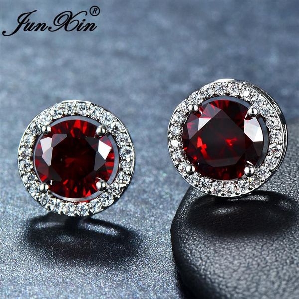 multicolor zircon round stud earrings for women white gold/rose gold purple red blue crystal rainbow cz, Golden;silver
multicolor zircon round stud earrings for women white gold/rose gold purple red blue crystal rainbow cz, Golden;silver