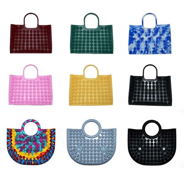 fashion women totes bags silicone push bubble fidget toys anti stress lapbag adults decompression part y favor gifts fy2946
fashion women totes bags silicone push bubble fidget toys anti stress lapbag adults decompression part y favor gifts fy2946