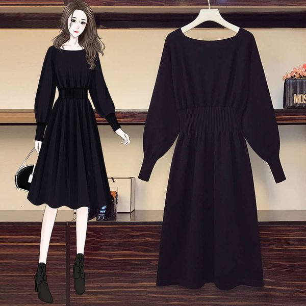 casual dresses dress big size women's slightly fat autumn winter temperament, waist down, slim and foreign age reduced knitted qf9w, Black;gray
casual dresses dress big size women's slightly fat autumn winter temperament, waist down, slim and foreign age reduced knitted qf9w, Black;gray