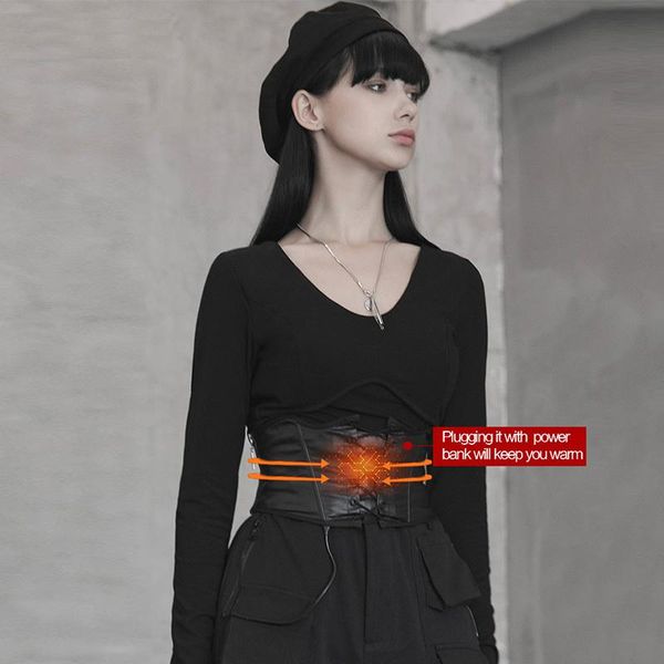 belts gothic novelty chargeable functional heating waist seal corset belt women's punk dark angle girdle handsome cool rave, Black;brown
belts gothic novelty chargeable functional heating waist seal corset belt women's punk dark angle girdle handsome cool rave, Black;brown