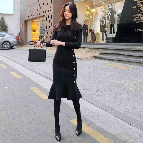 winter women bottom knitted black sweater long sleeve thicken elegant slim skinny sheath bodycon knee mermaid dress 210514, Black;gray
winter women bottom knitted black sweater long sleeve thicken elegant slim skinny sheath bodycon knee mermaid dress 210514, Black;gray