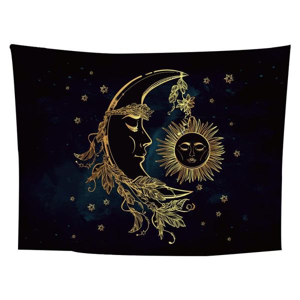 tapestries sun and moon tapestries,black gold mystical bohemian space hanging, suitable for living room bedroom dormitory decor
tapestries sun and moon tapestries,black gold mystical bohemian space hanging, suitable for living room bedroom dormitory decor