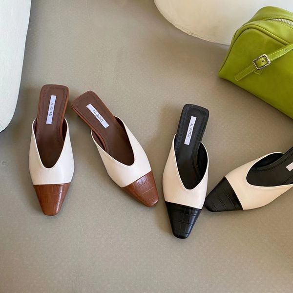 sandals mixed color women slippers slip on mules shoes thick low heeled shallow slides summer casual woman flip flops bffo, Black
sandals mixed color women slippers slip on mules shoes thick low heeled shallow slides summer casual woman flip flops bffo, Black