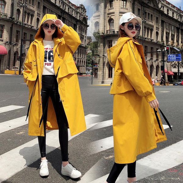 women's trench coats windbreaker female 2021 spring autumn korean leisure chic loose ladies harbor wind long coat for women a598, Tan;black
women's trench coats windbreaker female 2021 spring autumn korean leisure chic loose ladies harbor wind long coat for women a598, Tan;black