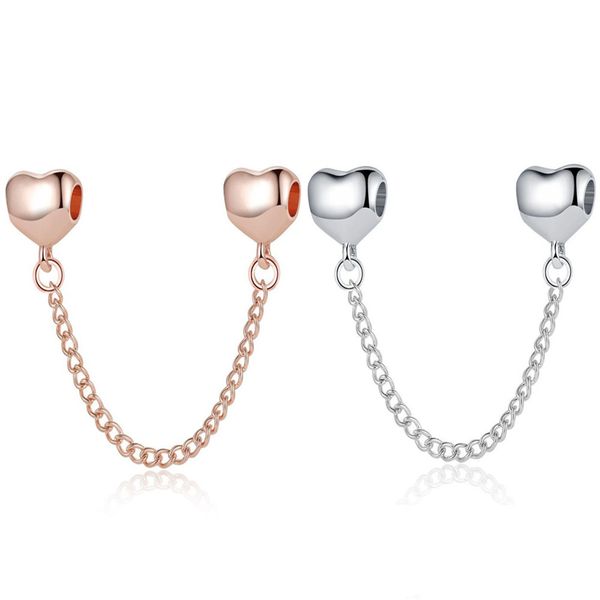 1pcs heart chain pendant diy beads adapting to original pandora charm bracelet ladies jewelry making gifts, Silver
1pcs heart chain pendant diy beads adapting to original pandora charm bracelet ladies jewelry making gifts, Silver