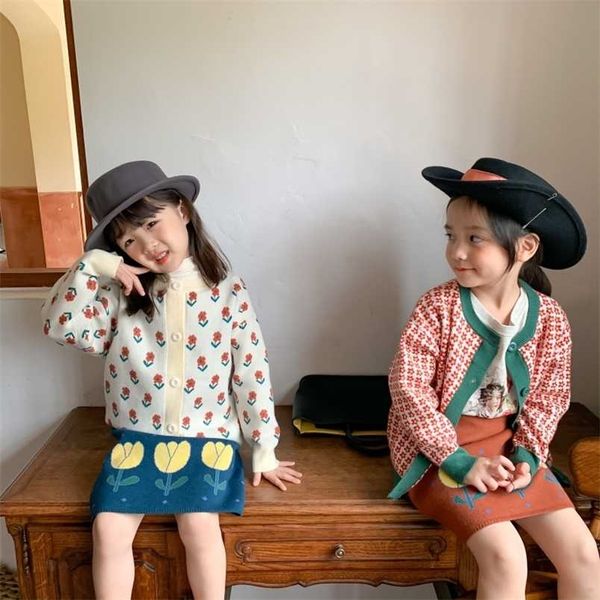 korean style girls cute floral knitted cardigan coats autumn winter baby girl loose soft sweaters children o-neck sweater 211201, Blue
korean style girls cute floral knitted cardigan coats autumn winter baby girl loose soft sweaters children o-neck sweater 211201, Blue