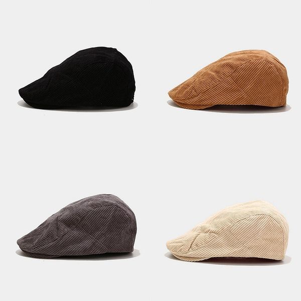 ins new corduroy forward hat men's autumn and winter outdoor versatile beret women's simple hat, Blue;gray
ins new corduroy forward hat men's autumn and winter outdoor versatile beret women's simple hat, Blue;gray