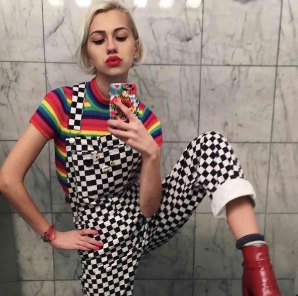 trendy black and white plaid pattern fashion women overalls pants straps neck pockets buttons straight casual jumpsuits high quality, Black;white
trendy black and white plaid pattern fashion women overalls pants straps neck pockets buttons straight casual jumpsuits high quality, Black;white