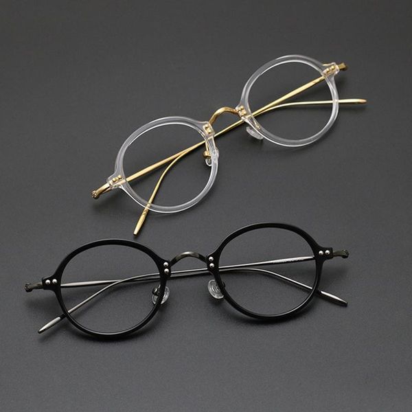 fashion sunglasses frames ultralight retro round titanium acetate glasses frame men women myopia optical eyeglasses handmade vintage circle, Black
fashion sunglasses frames ultralight retro round titanium acetate glasses frame men women myopia optical eyeglasses handmade vintage circle, Black