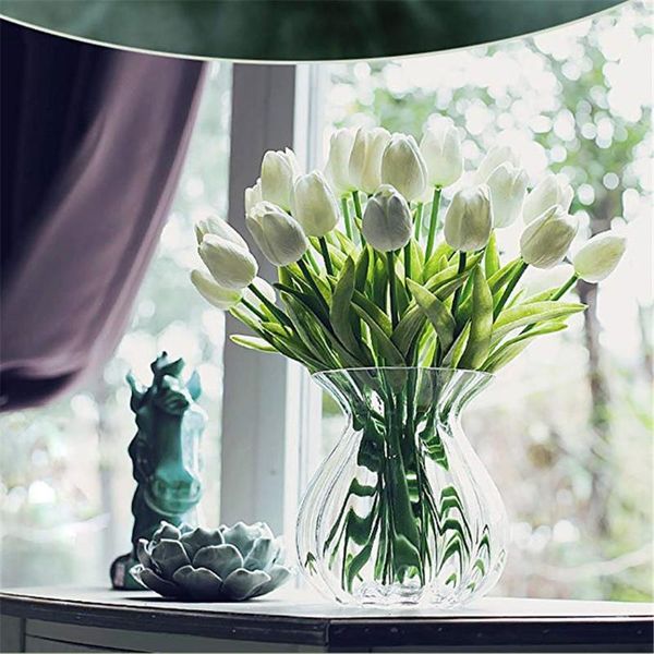decorative flowers & wreaths wedding artificial flower tulips home party decor (pure white)
decorative flowers & wreaths wedding artificial flower tulips home party decor (pure white)