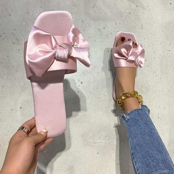 slippers 2021 summer women bow square toe woman flat solid shoes female peep slide ladies beach elegant plus size footwear, Black
slippers 2021 summer women bow square toe woman flat solid shoes female peep slide ladies beach elegant plus size footwear, Black