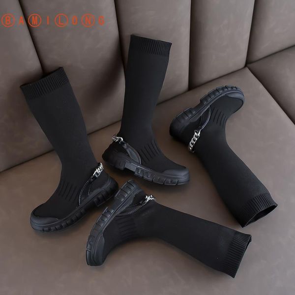boots bamilong girls knee-high princess children' black elastic cloth warm children high kids fashion b709, Black;grey
boots bamilong girls knee-high princess children' black elastic cloth warm children high kids fashion b709, Black;grey