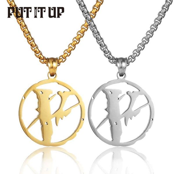 pendant necklace men's hip hop rock street spirit stainless steel chain neck jewelry year birthday gift necklaces, Silver
pendant necklace men's hip hop rock street spirit stainless steel chain neck jewelry year birthday gift necklaces, Silver