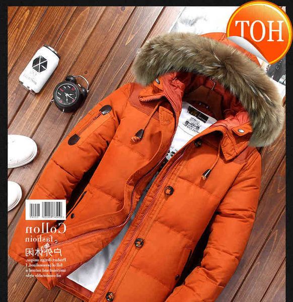 winter big genuine fur hood duck down jackets men warm coats male casual outerwer puffer jacket jk-633, Black
winter big genuine fur hood duck down jackets men warm coats male casual outerwer puffer jacket jk-633, Black