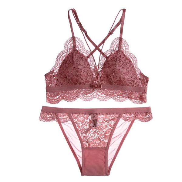 bra set rimless thin cotton triangle cup french lace back lingerie, Red;black
bra set rimless thin cotton triangle cup french lace back lingerie, Red;black