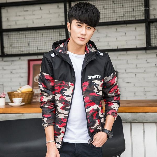 men's jackets aidiemeng men windbreaker nice autumn fashion camouflage jacket coats hood male clothes casual thin coat outwear, Black;brown
men's jackets aidiemeng men windbreaker nice autumn fashion camouflage jacket coats hood male clothes casual thin coat outwear, Black;brown