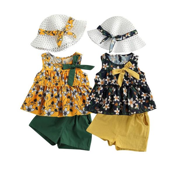 clothing sets 3 pcs fashion kids baby girls summer clothes sleeveless floral tank dress+shorts+sun hat casual holiday outfits, White
clothing sets 3 pcs fashion kids baby girls summer clothes sleeveless floral tank dress+shorts+sun hat casual holiday outfits, White