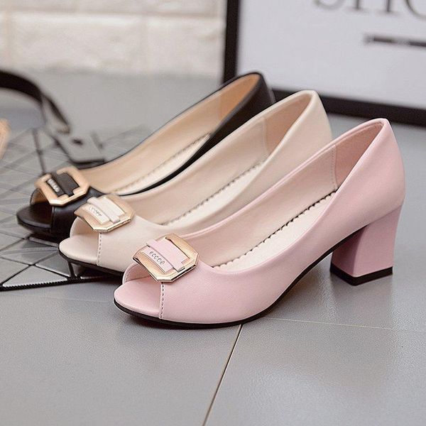 dress shoes roman sandals mouth ladies casual fashion thick heel high metal buckle leather shallow mother shoe, Black
dress shoes roman sandals mouth ladies casual fashion thick heel high metal buckle leather shallow mother shoe, Black