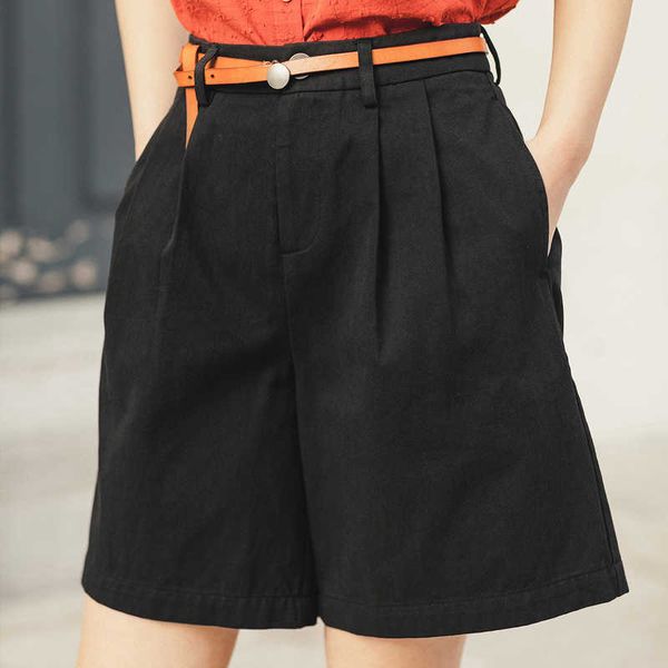inman summer sweet girl artsy loose style fit shape women short pants 210611, White;black
inman summer sweet girl artsy loose style fit shape women short pants 210611, White;black