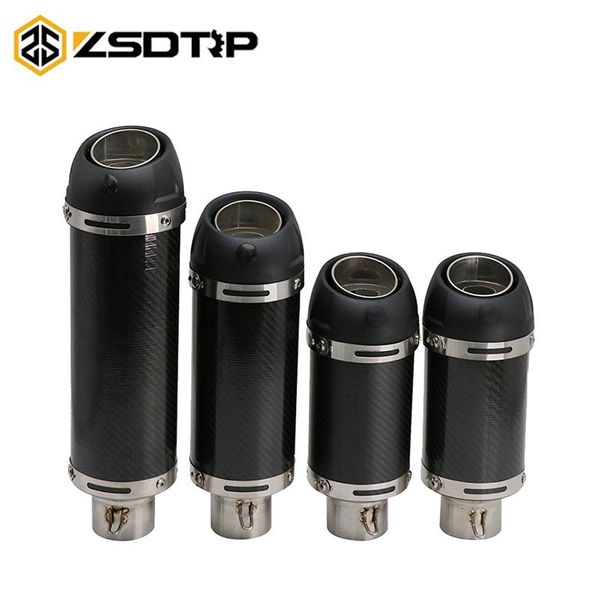 motorcycle exhaust system zsdtrp universal real carbon fiber slip on muffler pipe escape with db killer for gsr600 ybr 125 r1
motorcycle exhaust system zsdtrp universal real carbon fiber slip on muffler pipe escape with db killer for gsr600 ybr 125 r1