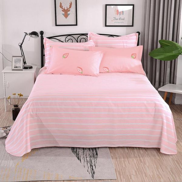 sheets & sets 100% cotton pink stripe flat sheet for children adults single double bed bedsheets (no case) xf727-4
sheets & sets 100% cotton pink stripe flat sheet for children adults single double bed bedsheets (no case) xf727-4