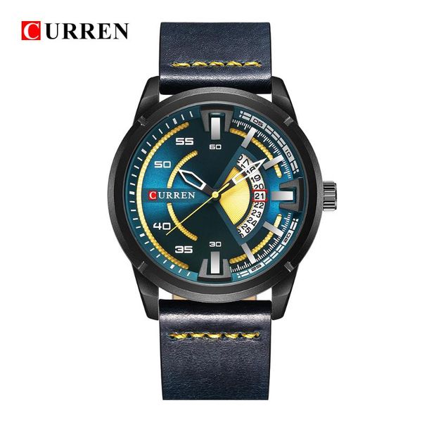 wristwatches curren 8298 mens watches waterproof date leather band sport business military male clock gift relogio masculin, Slivery;brown
wristwatches curren 8298 mens watches waterproof date leather band sport business military male clock gift relogio masculin, Slivery;brown