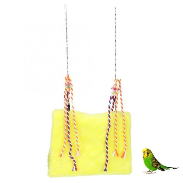 pet bird plush nest swing comfortable hanging bed hammock play toy for parrot yellow cave cages
pet bird plush nest swing comfortable hanging bed hammock play toy for parrot yellow cave cages