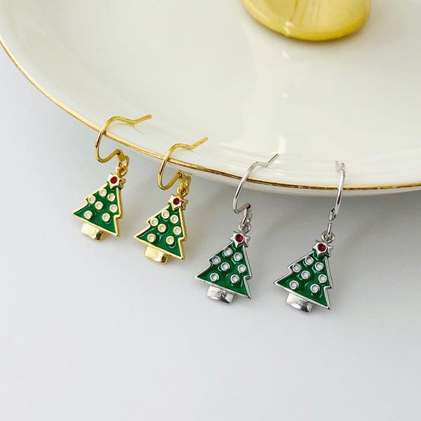dangle & chandelier cute 925 sterling silver enamel green cartoon christmas tree drop earrings for women, gift earings fine jewelry
dangle & chandelier cute 925 sterling silver enamel green cartoon christmas tree drop earrings for women, gift earings fine jewelry