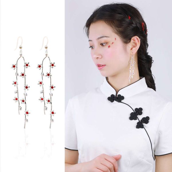 hanfu earhook eardrop ancient costume earring silver classical temperament national style sweet ear ornament female, Black
hanfu earhook eardrop ancient costume earring silver classical temperament national style sweet ear ornament female, Black