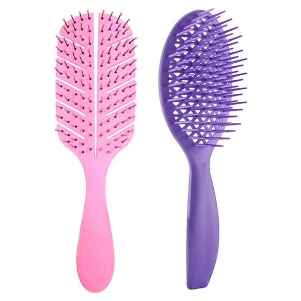 hair brushes 2 pcs comb: 1 straight curly massage comb brush pink & scalp purple, Silver
hair brushes 2 pcs comb: 1 straight curly massage comb brush pink & scalp purple, Silver