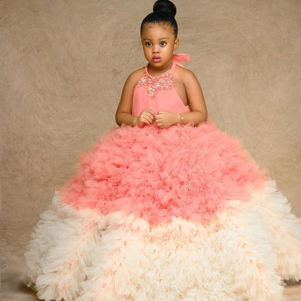 lovely ball gown flower girls dresses tulle ruffles mixed color pageant gowns halter neck girl' birthday party dress, White;blue
lovely ball gown flower girls dresses tulle ruffles mixed color pageant gowns halter neck girl' birthday party dress, White;blue