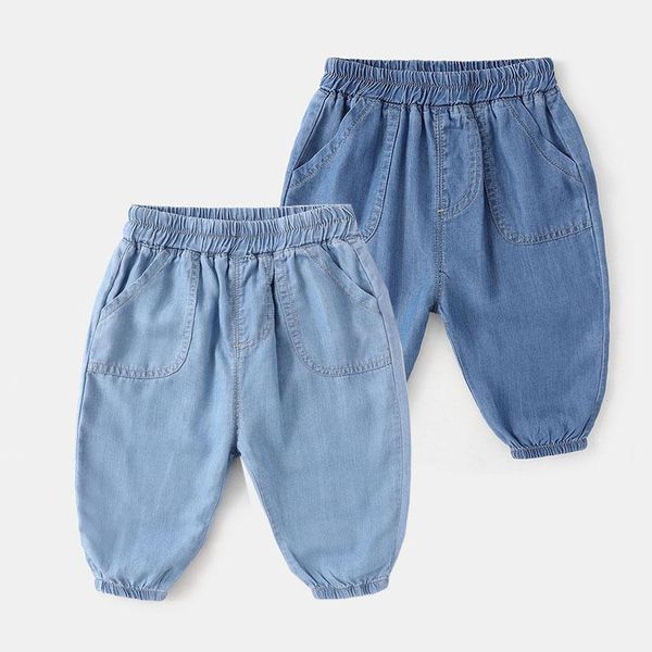 trousers baby tencel jeans summer anti-mosquito pants boys thin girl children's dress, Blue
trousers baby tencel jeans summer anti-mosquito pants boys thin girl children's dress, Blue