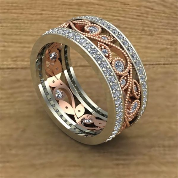 ring beset plated selling sanjie flower two color electroplated women's separation alloy, Silver
ring beset plated selling sanjie flower two color electroplated women's separation alloy, Silver