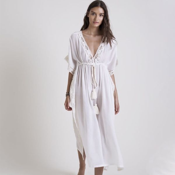 bikini cover-ups white cotton tunic cusual summer beach dress elegant women plus size wear swim suit cover up q1132 210420, White;black
bikini cover-ups white cotton tunic cusual summer beach dress elegant women plus size wear swim suit cover up q1132 210420, White;black