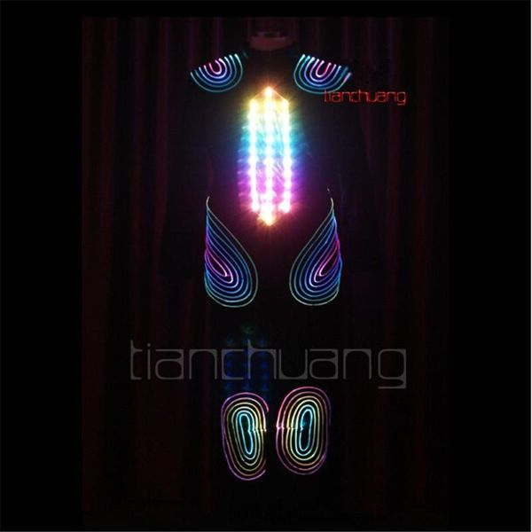 party decoration programmable tron led light costumes full color luminous robot men suit rgb colorful glowing outfit cosplay team wears bar
party decoration programmable tron led light costumes full color luminous robot men suit rgb colorful glowing outfit cosplay team wears bar