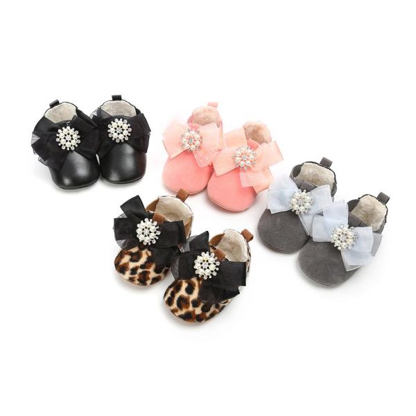first walkers winter cute bow baby warm boots with fur rubber soled pu leather leopard shoes 0-18 m
first walkers winter cute bow baby warm boots with fur rubber soled pu leather leopard shoes 0-18 m