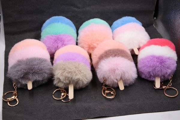 kimter soft and fuzzy ice cream key rings jewelry charm pendant fluffy plush keyfobs women faux fur pompom keychains party favors p57fa, Slivery;golden
kimter soft and fuzzy ice cream key rings jewelry charm pendant fluffy plush keyfobs women faux fur pompom keychains party favors p57fa, Slivery;golden