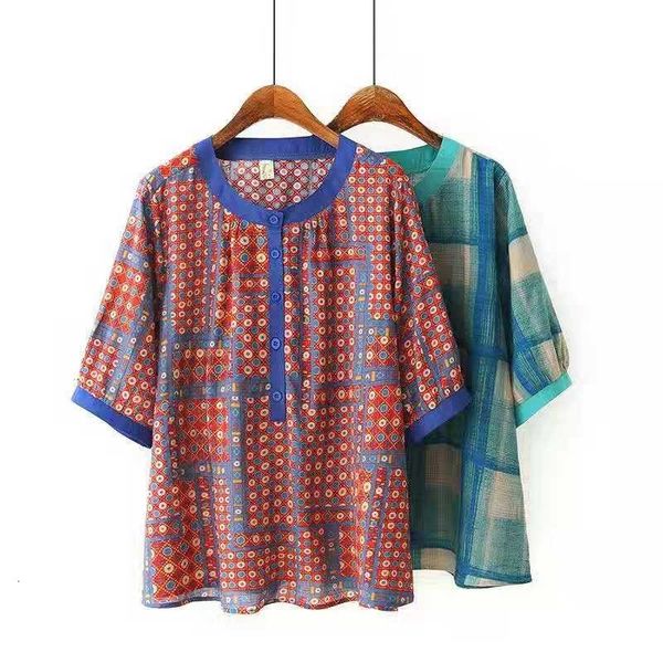 dress 2021 arrival summer arts female style loosely loosed casual sleeve short-neck t-shirt all-matched chess cotton linen shirt w209, Black;gray
dress 2021 arrival summer arts female style loosely loosed casual sleeve short-neck t-shirt all-matched chess cotton linen shirt w209, Black;gray