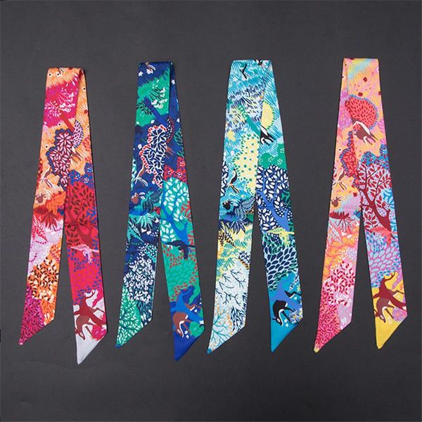 scarves elk forest women's headscarf summer ladies scarf narrow tie bag handle ribbon fashion long hair band c10, Blue;gray
scarves elk forest women's headscarf summer ladies scarf narrow tie bag handle ribbon fashion long hair band c10, Blue;gray