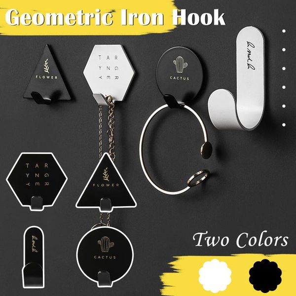 hooks & rails 4pcs geometric multi-purpose wall hook key hanger punch-self-adhesive creative hanging coat rack kitchen bathroom organiz
hooks & rails 4pcs geometric multi-purpose wall hook key hanger punch-self-adhesive creative hanging coat rack kitchen bathroom organiz