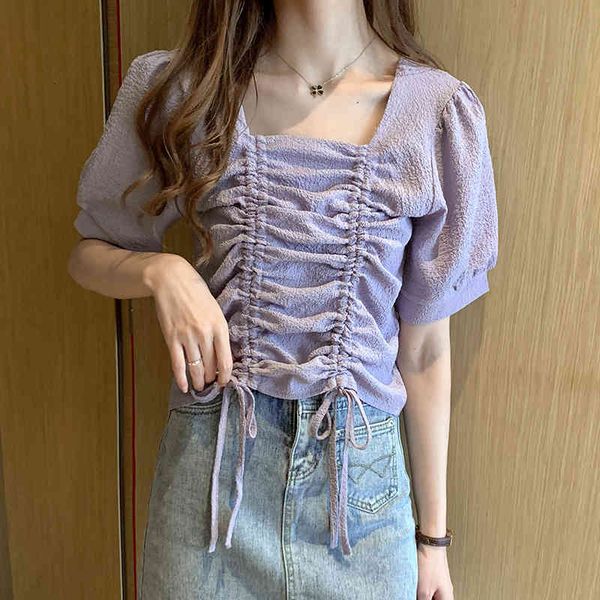 women's blouses & shirts short sleeves chiffon women shirt vintage pure color female classical vogue blouse drawstring yyeg, White
women's blouses & shirts short sleeves chiffon women shirt vintage pure color female classical vogue blouse drawstring yyeg, White