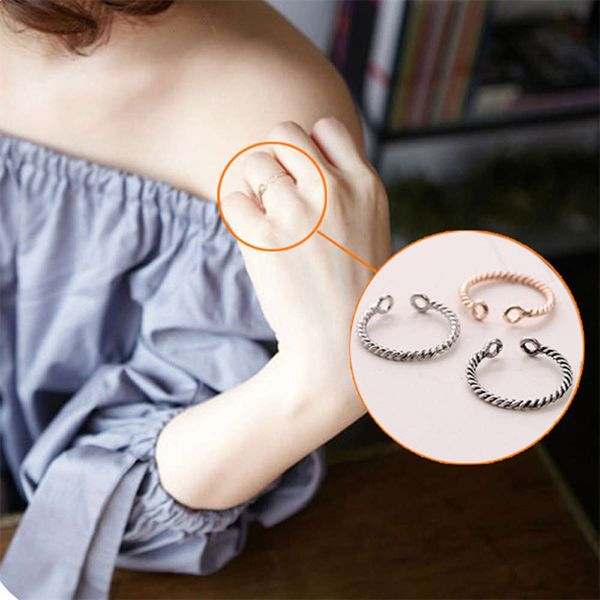 korean mahua simple fashion temperament female ring student jewelry, Black 
korean mahua simple fashion temperament female ring student jewelry, Black