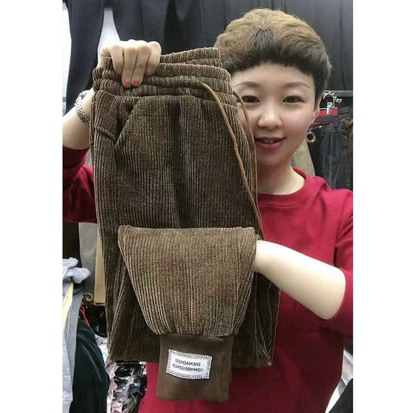 women's jeans vintage corduroy harem pants women loose ankle banded casual trousers slim autumn winter velvet thicken 305v, Blue
women's jeans vintage corduroy harem pants women loose ankle banded casual trousers slim autumn winter velvet thicken 305v, Blue