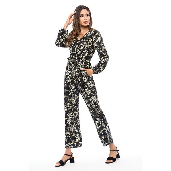 women's jumpsuits & rompers chiffon slim long jumpsuit 2021 fashion deep v black womens autumn ladies elegant printed sexy, Black;white
women's jumpsuits & rompers chiffon slim long jumpsuit 2021 fashion deep v black womens autumn ladies elegant printed sexy, Black;white