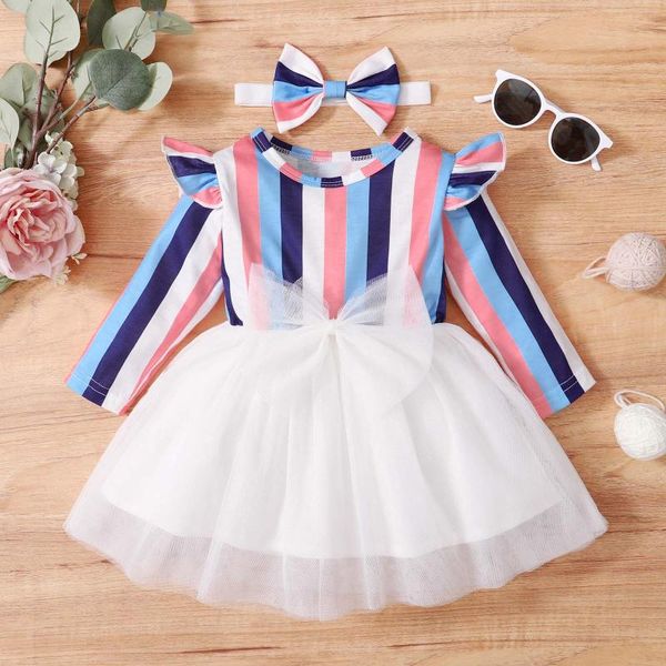clothing sets baby girl clothes autumn lace striped long-sleeved dress with headwear for girls conjuntos de menina e1, White
clothing sets baby girl clothes autumn lace striped long-sleeved dress with headwear for girls conjuntos de menina e1, White