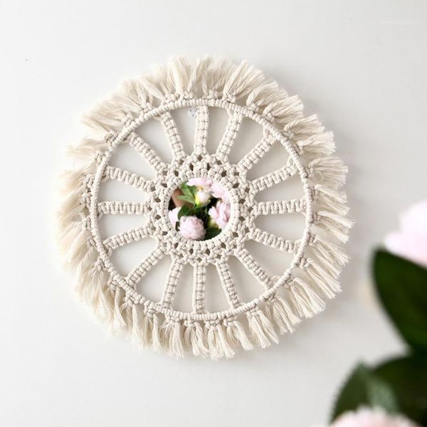 hanging wall mirror with macrame fringe round boho mirrors art decor for entryways apartment living room bedroom bathroom1
hanging wall mirror with macrame fringe round boho mirrors art decor for entryways apartment living room bedroom bathroom1
