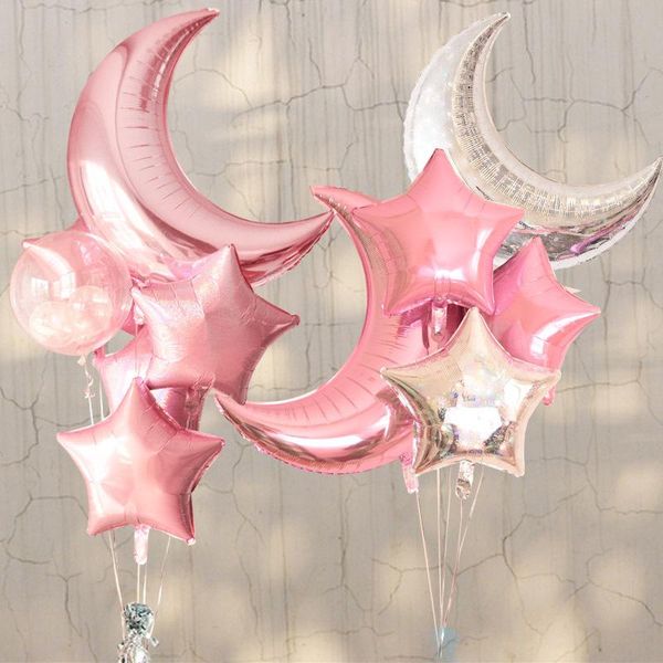 18inch large moon heart start foil helium balloon classic toys kids birthday party wedding decoration supplies big balloons
18inch large moon heart start foil helium balloon classic toys kids birthday party wedding decoration supplies big balloons