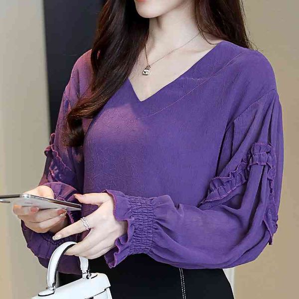 fashion woman blouses long sleeve blouse women v-neck chiffon blouse shirt women clothes womens and blouses c723 210602, White
fashion woman blouses long sleeve blouse women v-neck chiffon blouse shirt women clothes womens and blouses c723 210602, White